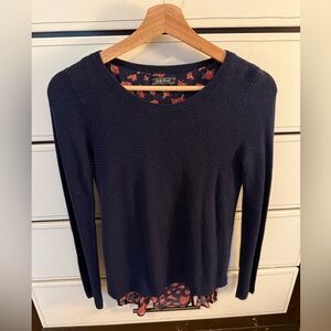 Lucky Brand Dark Blue Women's Crew Neck Sweater